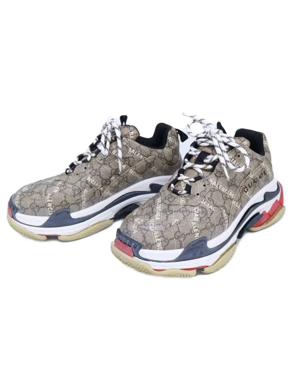 Gucci Balenciaga x the Hacker Project Triple S Sneakers